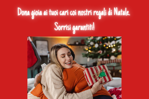 Immagine relativa al post intitolato Coi nostri regali di Natale, sorrisi garantiti! 