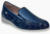 CALZATURA FIONA SLIP ON PRINTED ELAST+PERLIZED SYNTH W BLUE 40 - farmaidea24.com