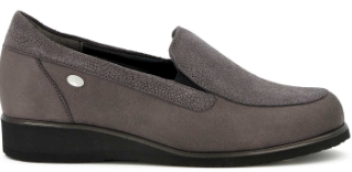 CALZATURA FIONA SLIP ON PRINTED ELASTICATED+SUEDE W TAUPE 37 - farmaidea24.com