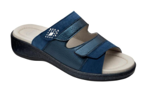 CALZATURA MARINELLA PRINTED SHINING SYNTH+SUEDE W BLUE 36 - farmaidea24.com