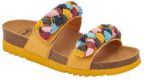 CALZATURA NICE MICROFIBRE+BEADED BRIDE W YELLOW/MULTI 39 - farmaidea24.com