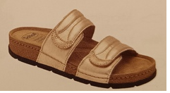 CALZATURA SAMOA 2 STRAPS LAMINATED SYNTHETIC W ROSE GOLD 38 - farmaidea24.com