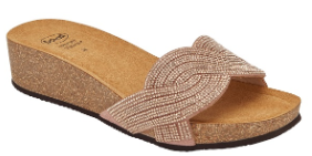 CALZATURA VEGAS LOW MICROFIBRE+STRASS W ROSE GOLD 41 - farmaidea24.com