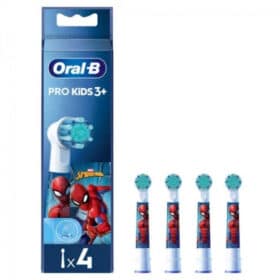 ORALB POWER REFILL EB10 SPIDERMAN 4 PEZZI - farmaidea24.com