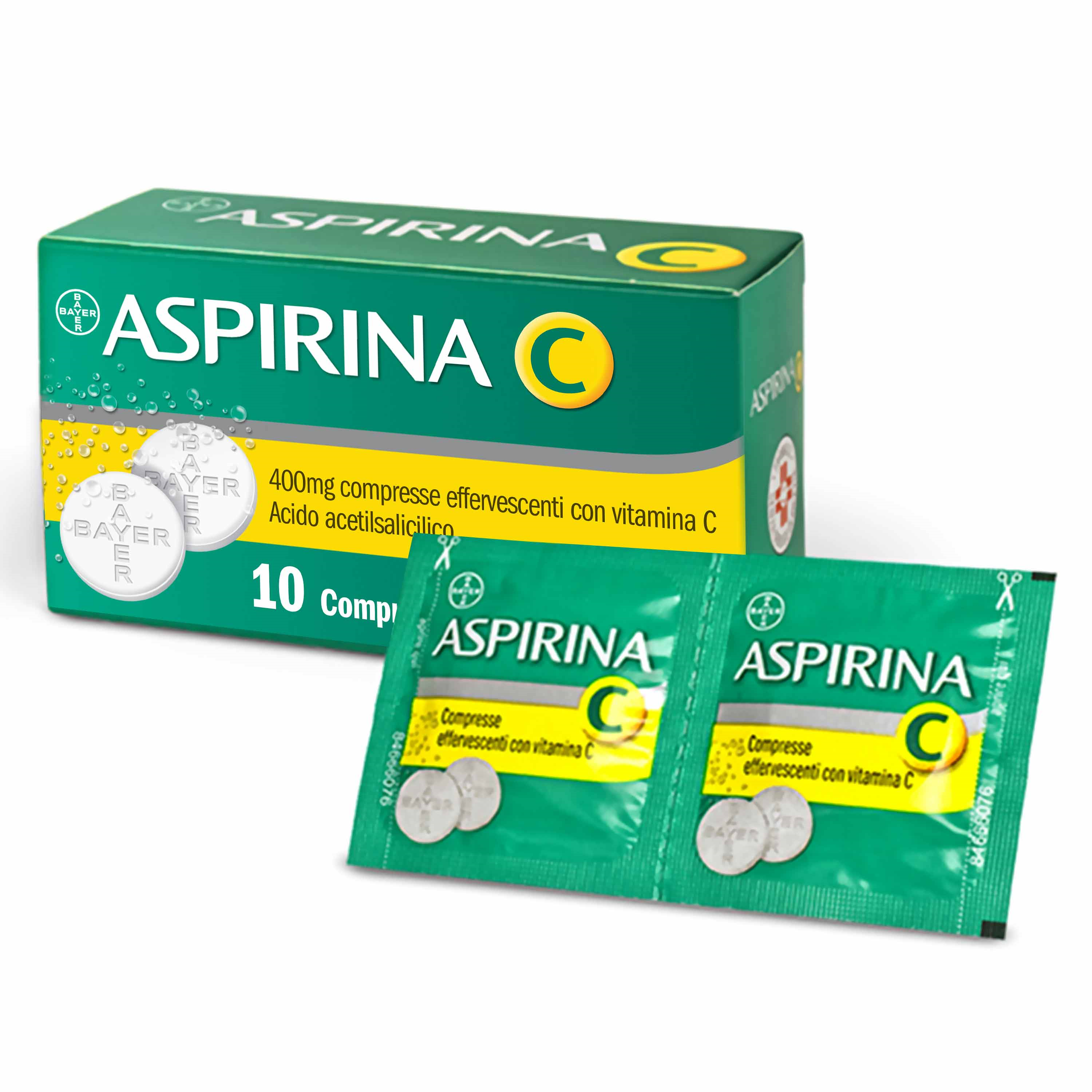 ASPIRINA C*10CPR EFF 400+240MG - farmaidea24.com