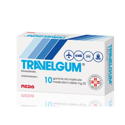TRAVELGUM*10GOMME MAST 20MG - farmaidea24.com