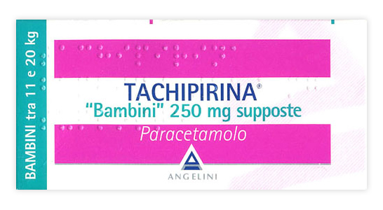 TACHIPIRINA*BB 10SUPP 250MG - farmaidea24.com