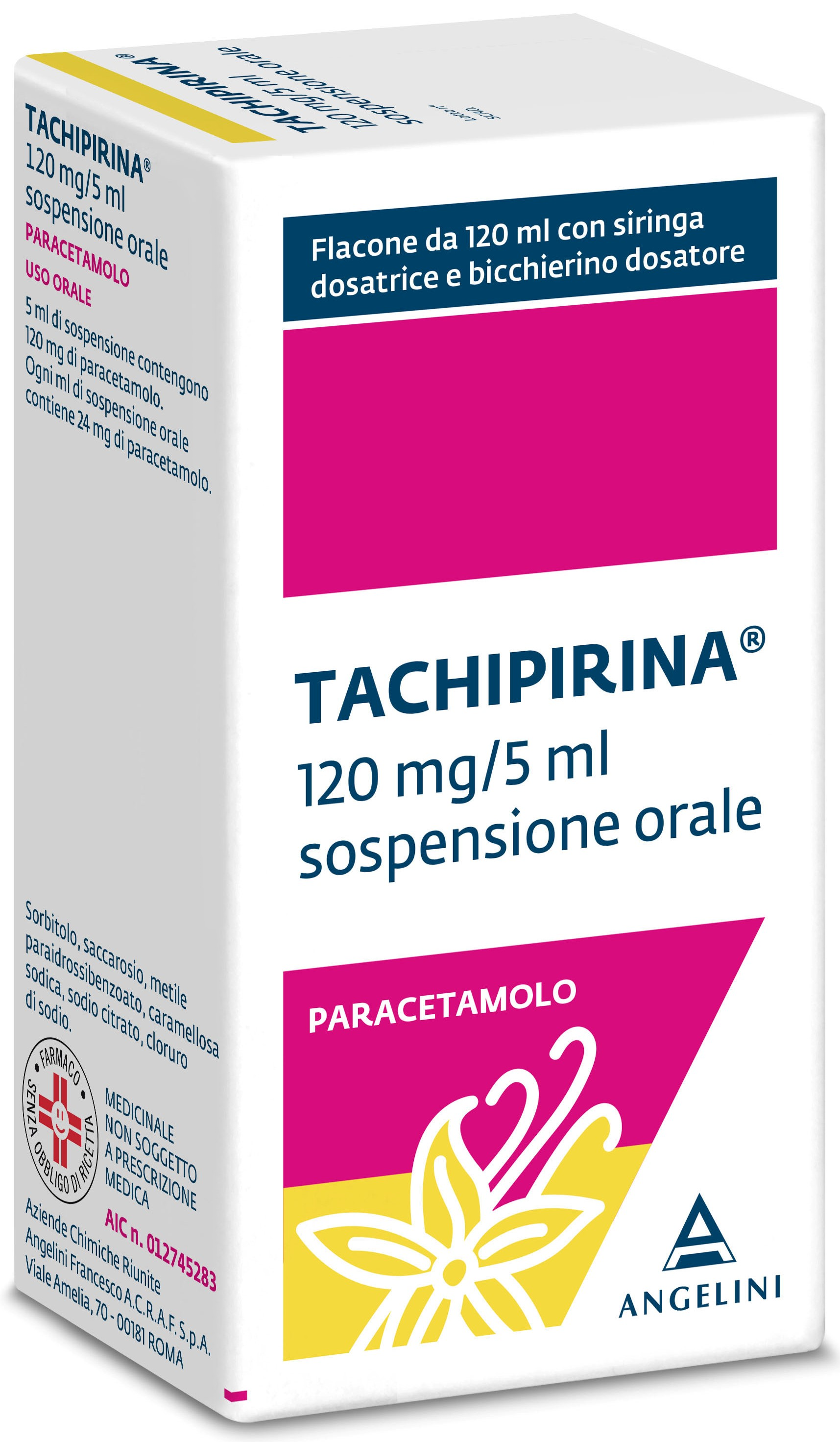 TACHIPIRINA*SOSP 120ML VAN/CAR - farmaidea24.com