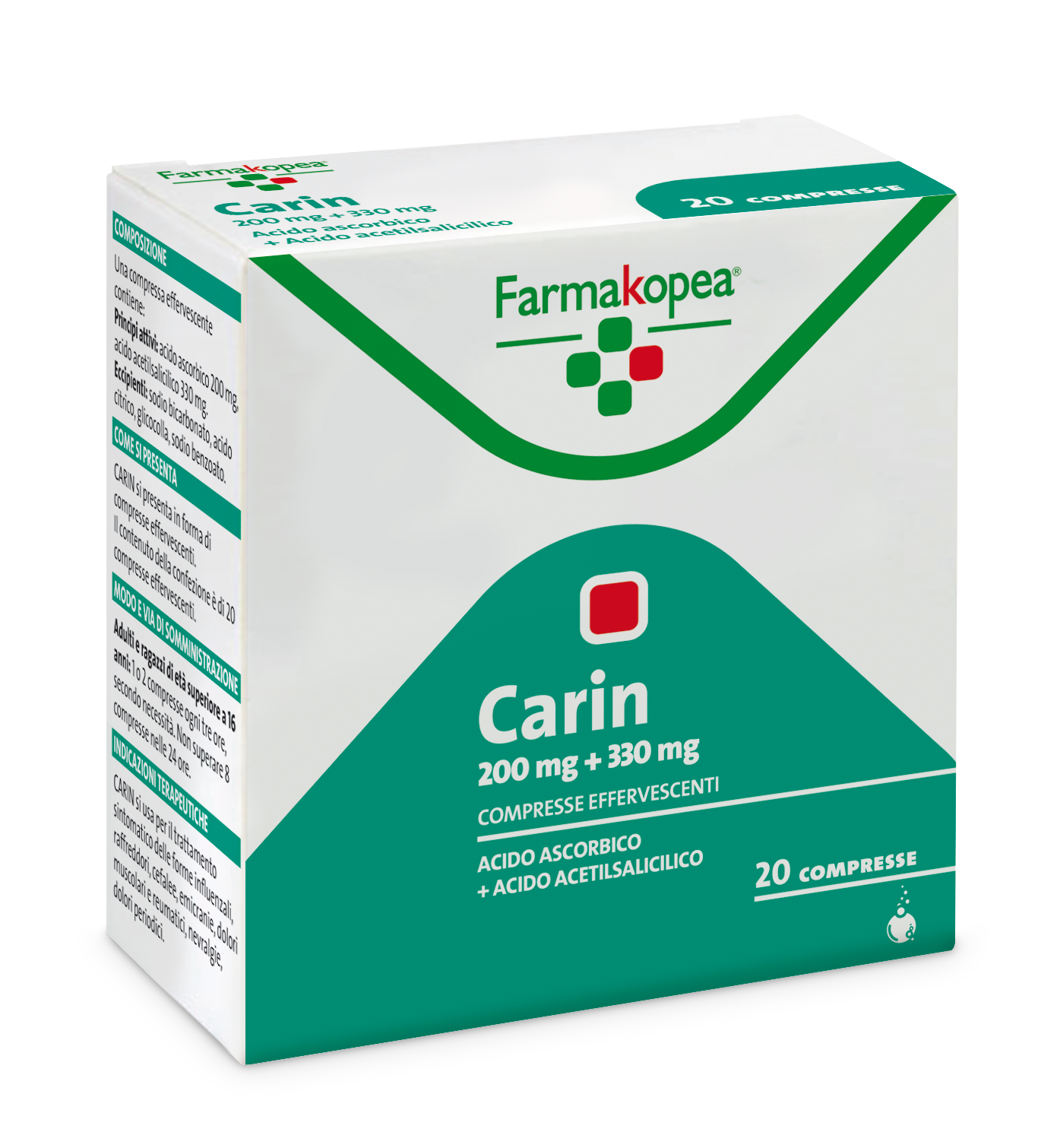 CARIN*20CPR EFF 330MG+200MG - farmaidea24.com