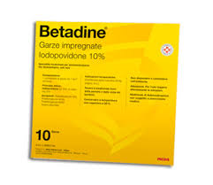 BETADINE*10GARZE IMPREGN 10x10 - farmaidea24.com