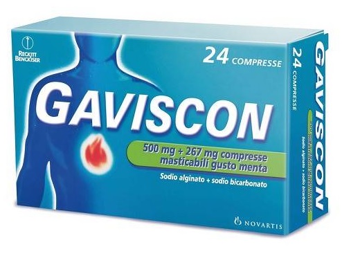 GAVISCON*24CPR MENTA 500+267MG - farmaidea24.com