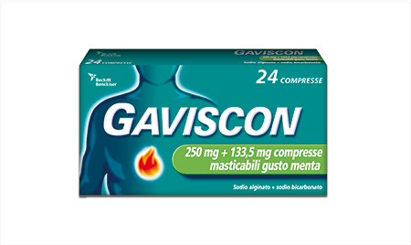 GAVISCON*24CPR MENT250+133,5MG - farmaidea24.com