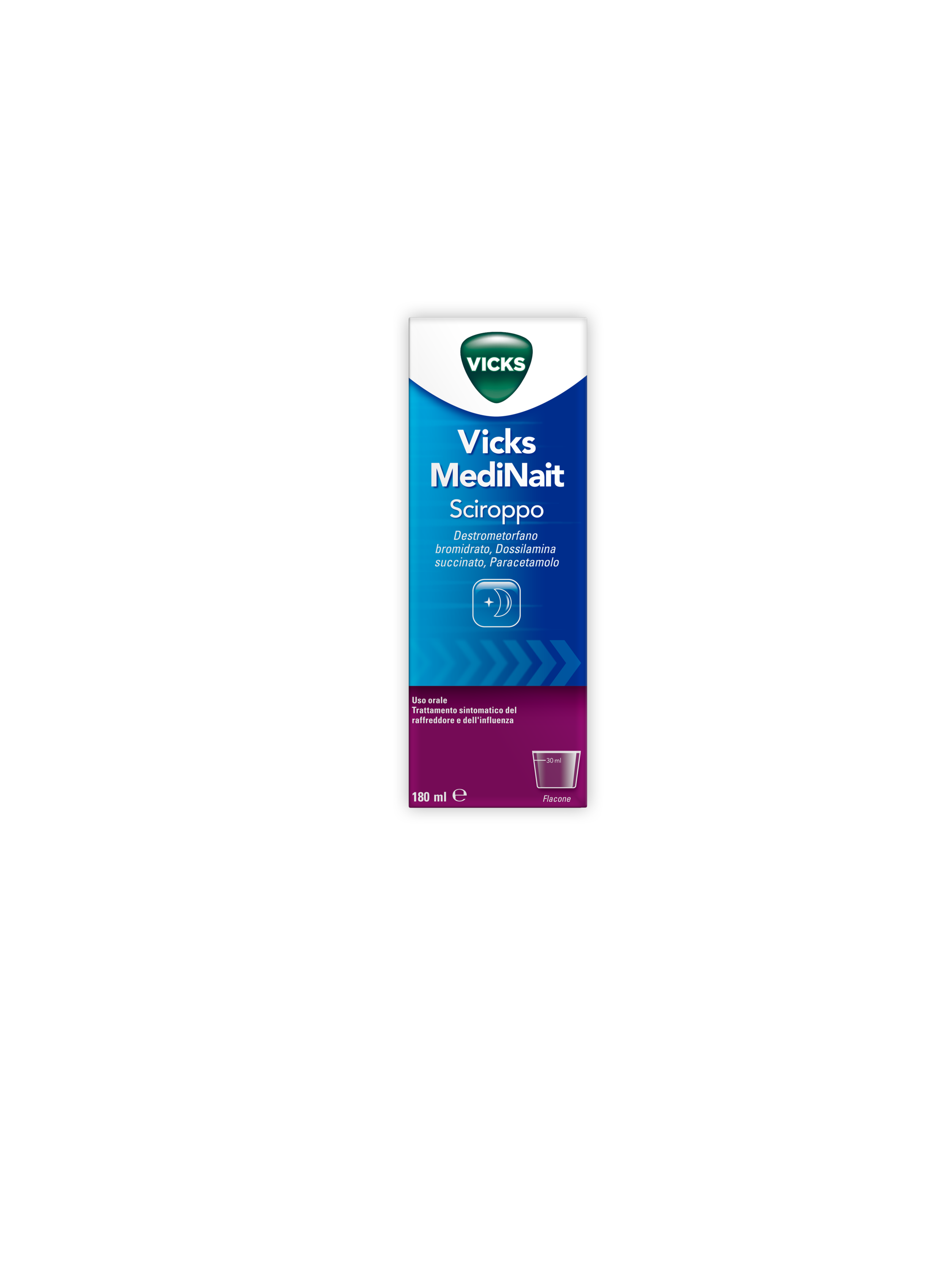 VICKS MEDINAIT*SCIR 180ML - farmaidea24.com