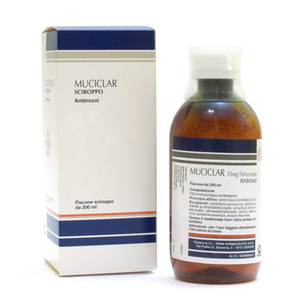 MUCICLAR*SCIR 200ML 15MG/5ML - farmaidea24.com
