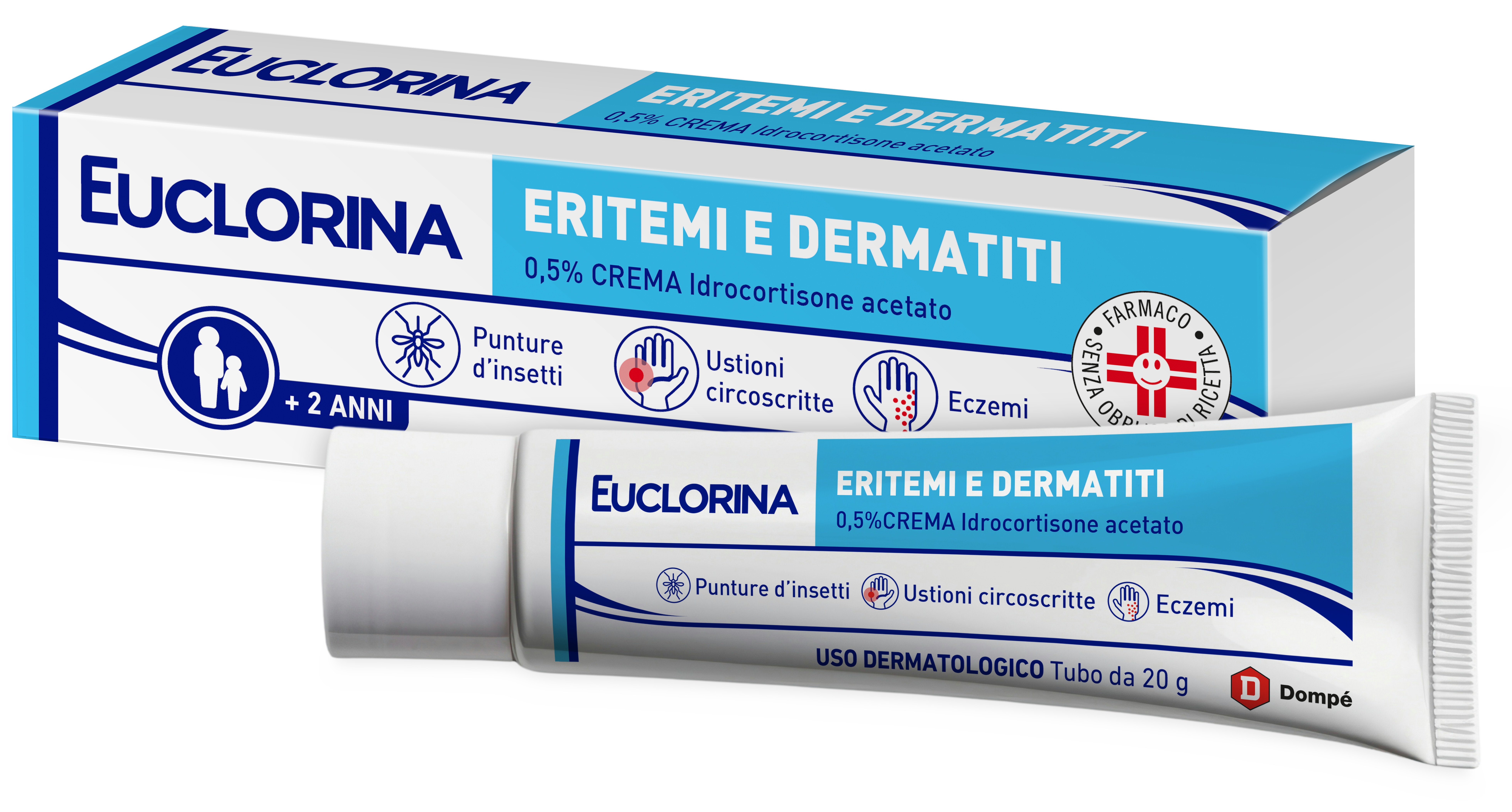 EUCLORINA ERITEMI*CR 20G 0,5% - farmaidea24.com