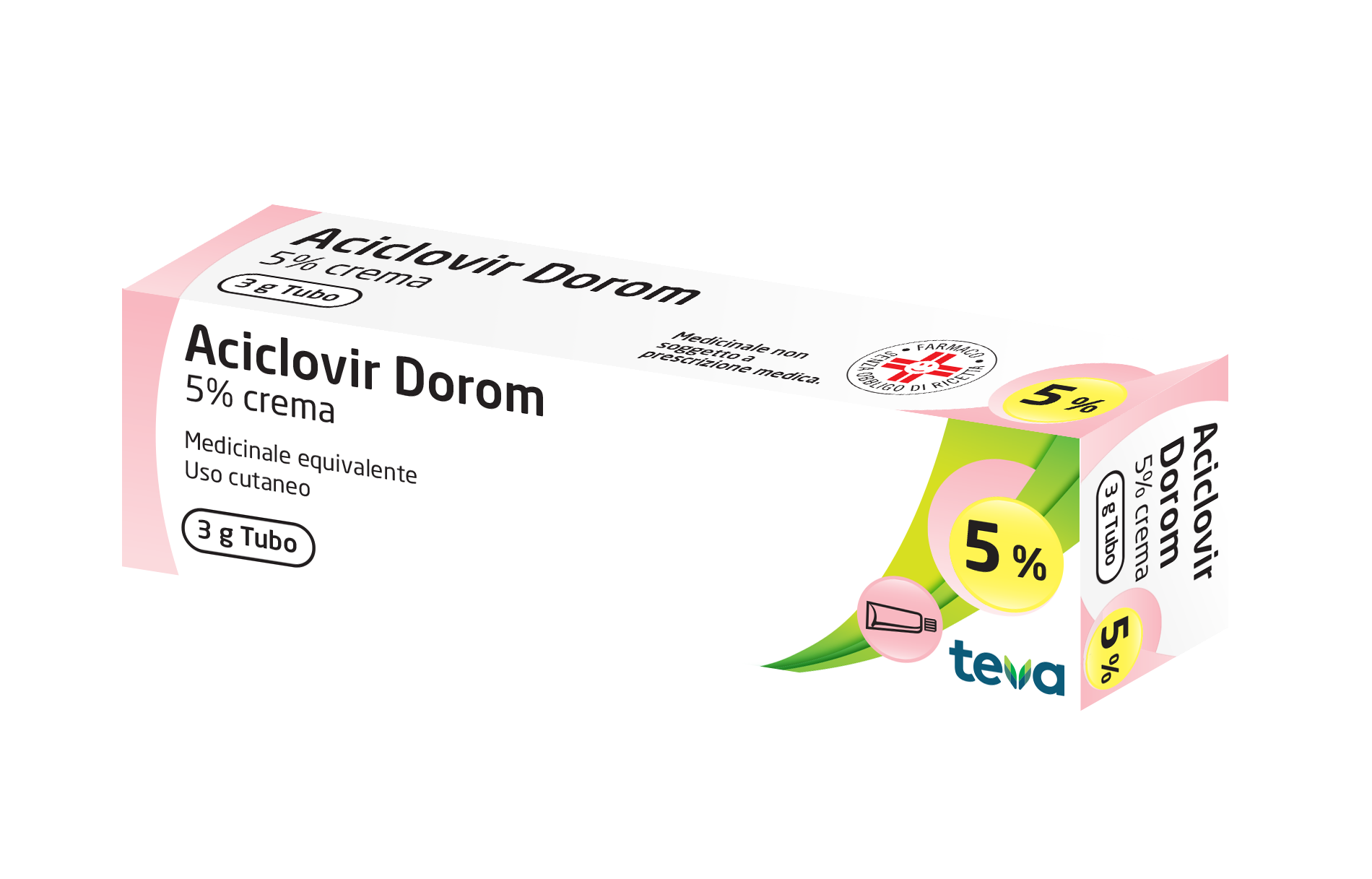 ACICLOVIR DOROM*CREMA 3G 5% - farmaidea24.com