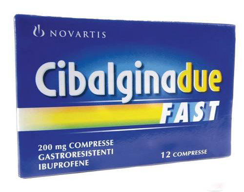 CIBALGINA DUE FAST*12CPR 200MG - farmaidea24.com