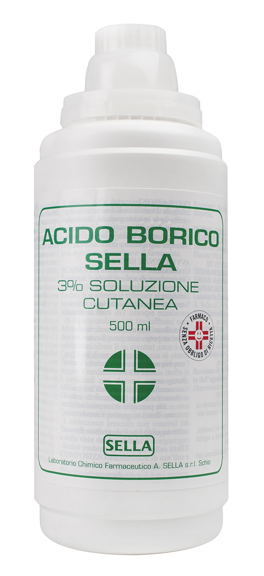 ACIDO BORICO SELLA*3% 500ML - farmaidea24.com
