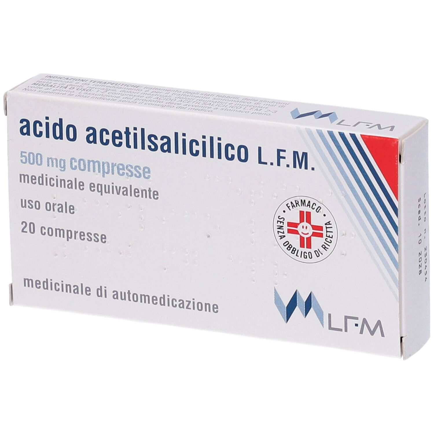 ACIDO ACETILSALIC LFM*20CPR500 - farmaidea24.com