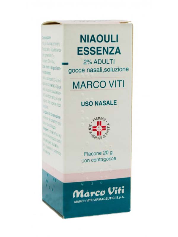 NIAOULI ESSENZA MV*2% GTT 20G - farmaidea24.com