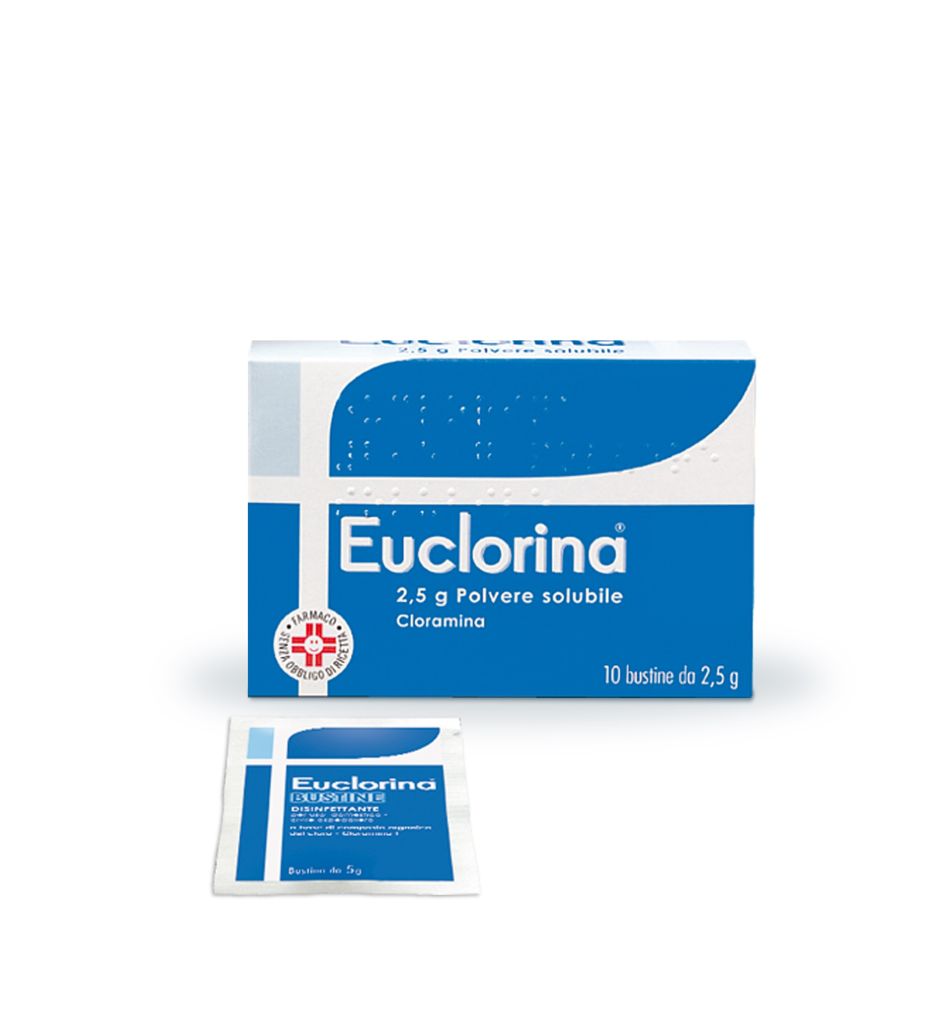 EUCLORINA*POLV SOL 10BUST 2,5G - farmaidea24.com