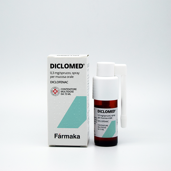 DICLOMED*SPRAY 15ML 0,3MG/DOSE - farmaidea24.com