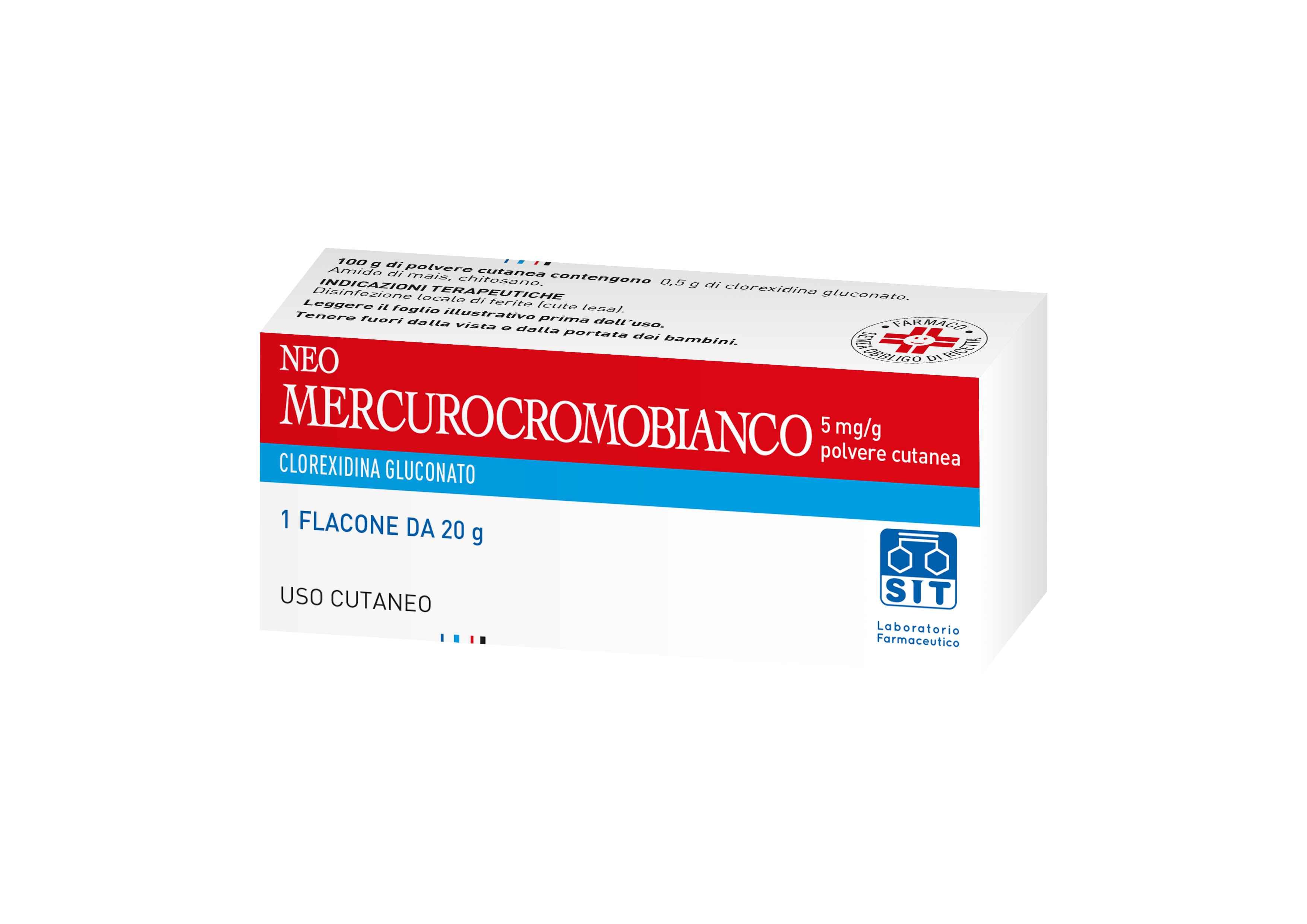 NEOMERCUROCROMO BIANCO*POLV20G - farmaidea24.com