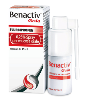 BENACTIV GOLA*SPRAY 15ML 0,25% - farmaidea24.com