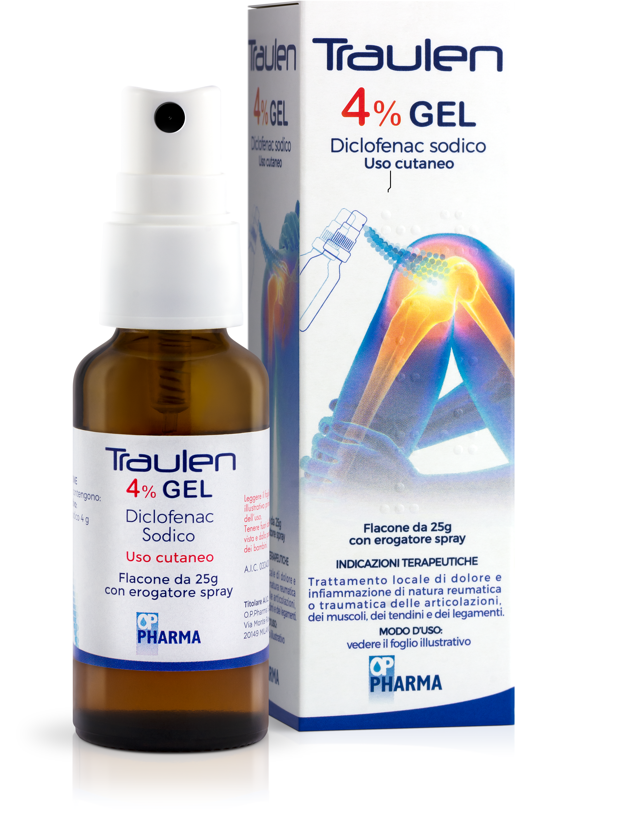 TRAULEN*GEL 4% FL 25G C/EROG - farmaidea24.com