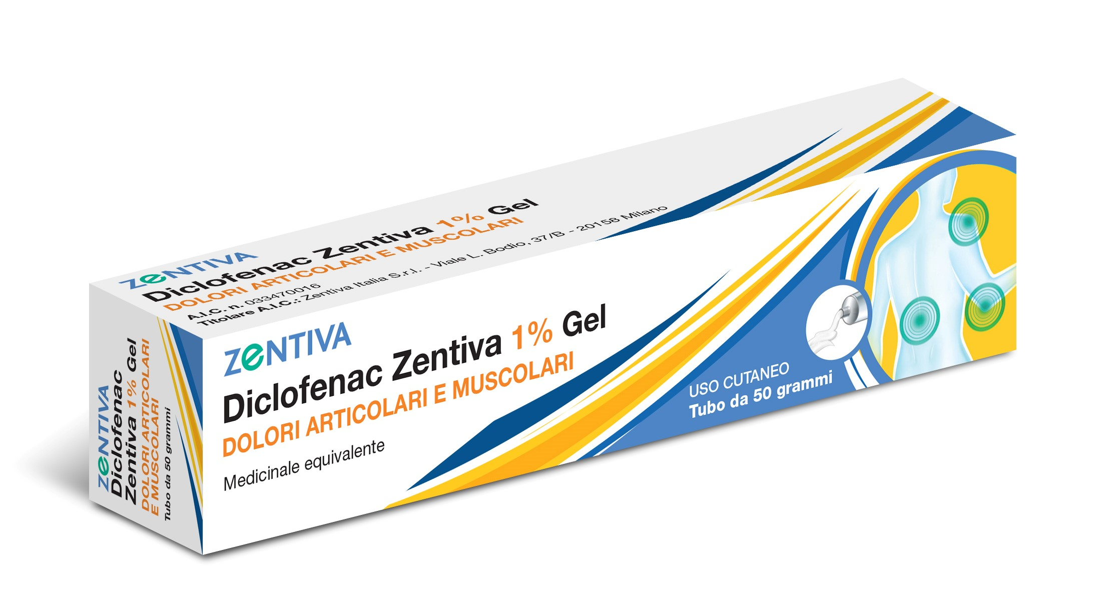 DICLOFENAC ZENTIVA*GEL 50G 1% - farmaidea24.com