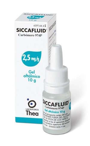 SICCAFLUID*GEL OFT 10G 2,5MG/G - farmaidea24.com