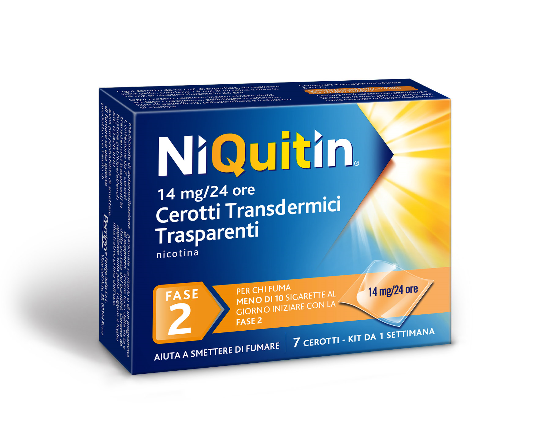 NIQUITIN*7CER TRANSD 14MG/24H - farmaidea24.com
