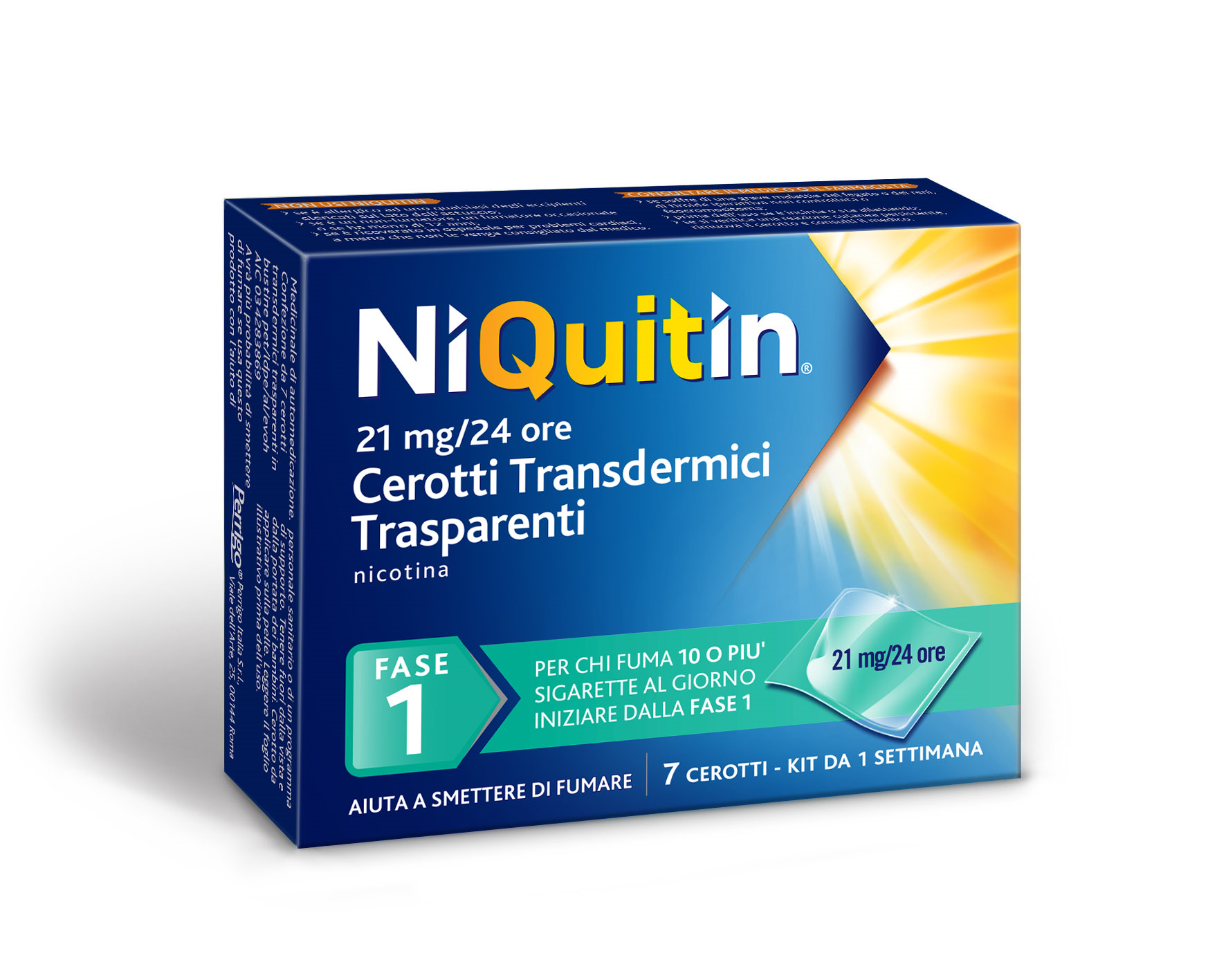 NIQUITIN*7CER TRANSD 21MG/24H - farmaidea24.com