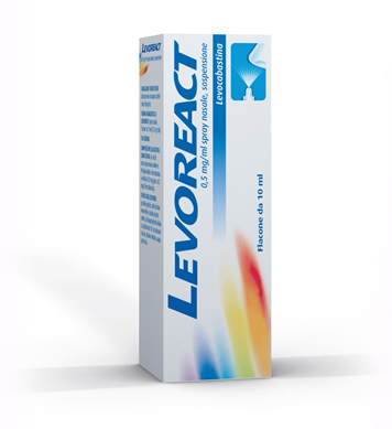 LEVOREACT*SPRAY NAS 10ML 0,5MG - farmaidea24.com