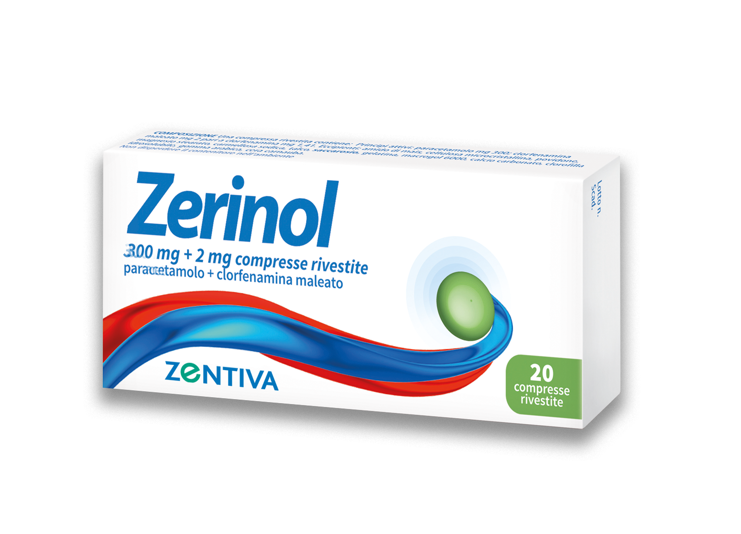 ZERINOL*20CPR RIV 300MG+2MG - farmaidea24.com