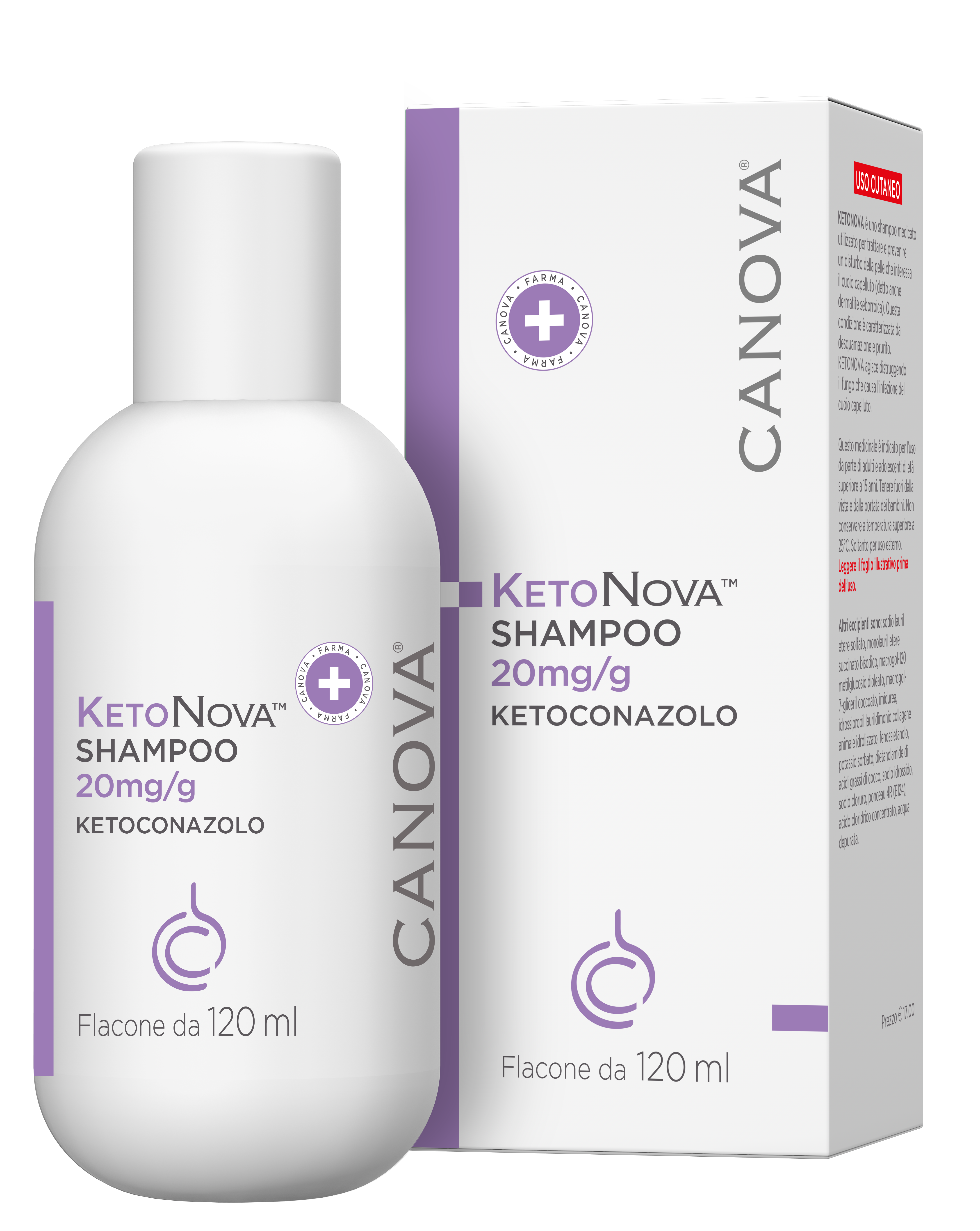 KETONOVA*SHAMPOO 120ML 20MG/G - farmaidea24.com