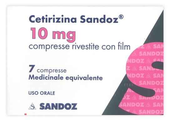 CETIRIZINA SAND*7CPR RIV 10MG - farmaidea24.com