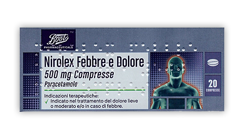 NIROLEX FEBBRE DOL*20CPR 500MG - farmaidea24.com