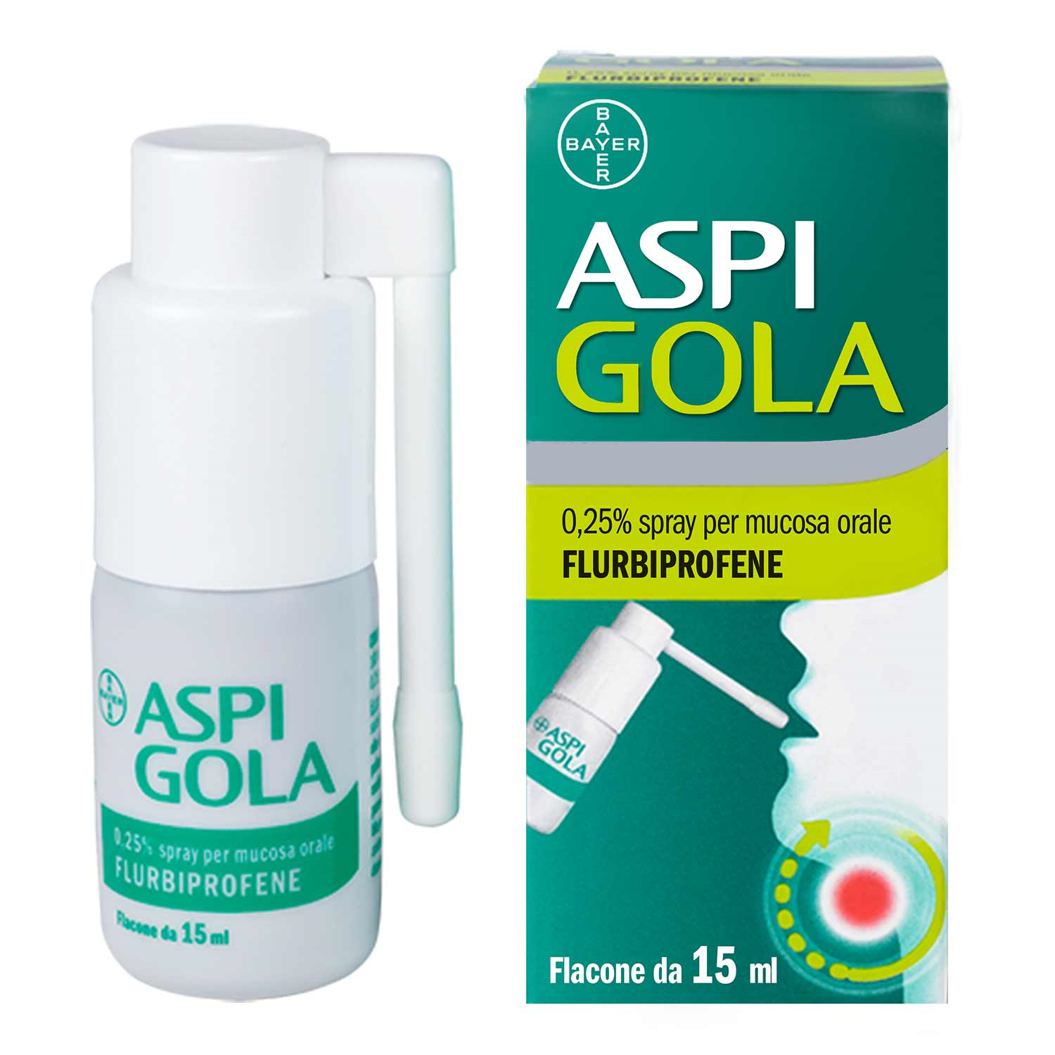 ASPI GOLA*OS SPRAY 15ML 0,25% - farmaidea24.com