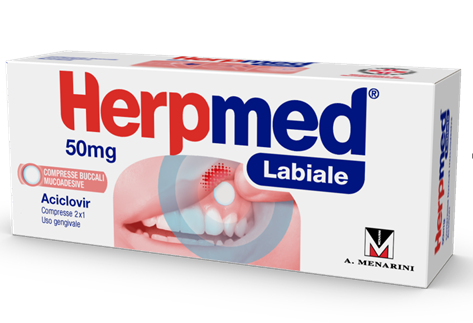 HERPMED LABIALE*2CPR BUCC 50MG - farmaidea24.com