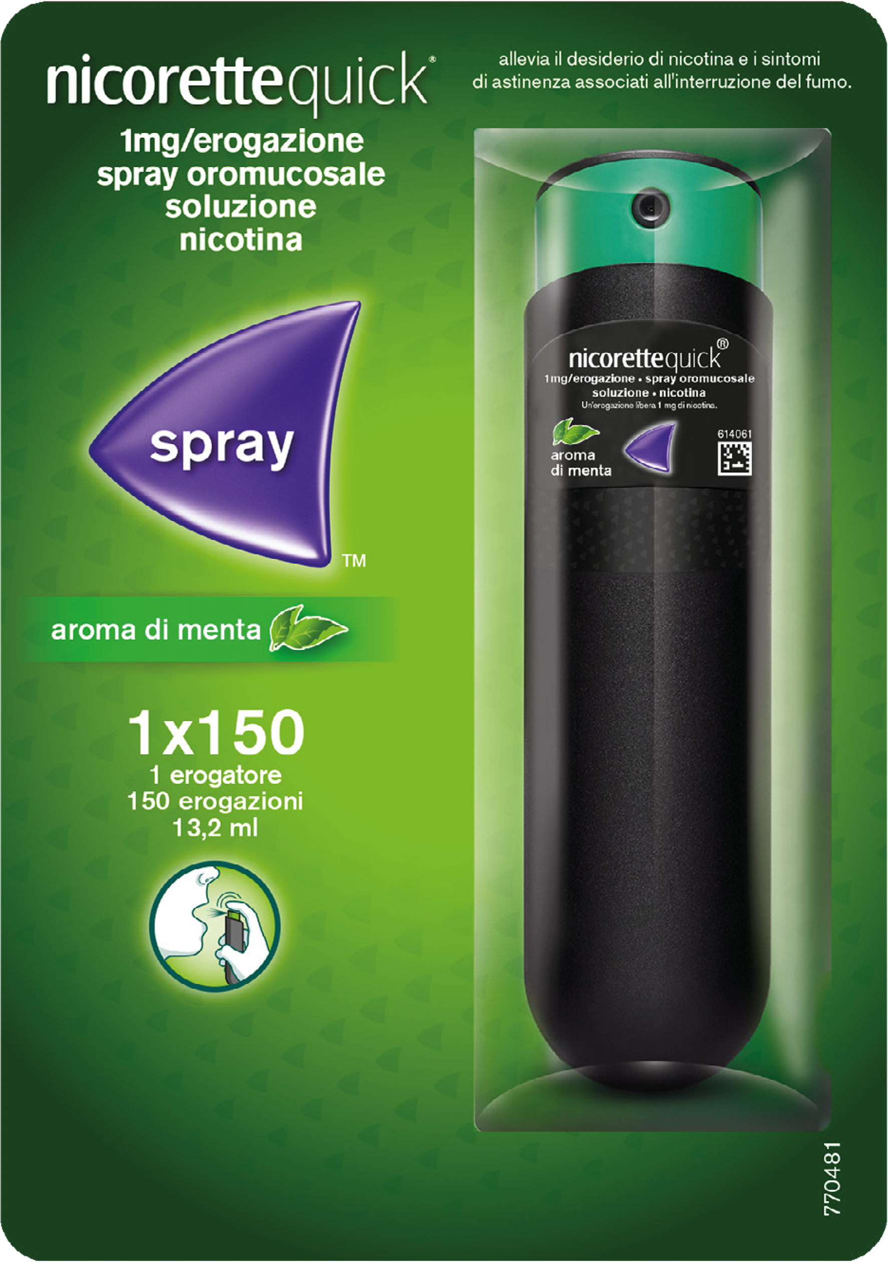 NICORETTEQUICK*SPRAY 1FL 150D - farmaidea24.com