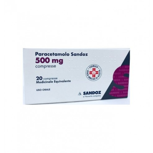 PARACETAMOLO SAND*20CPR 500MG - farmaidea24.com
