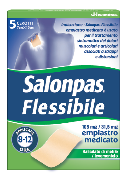 SALONPAS FLESSIBILE*5CER7x10CM - farmaidea24.com