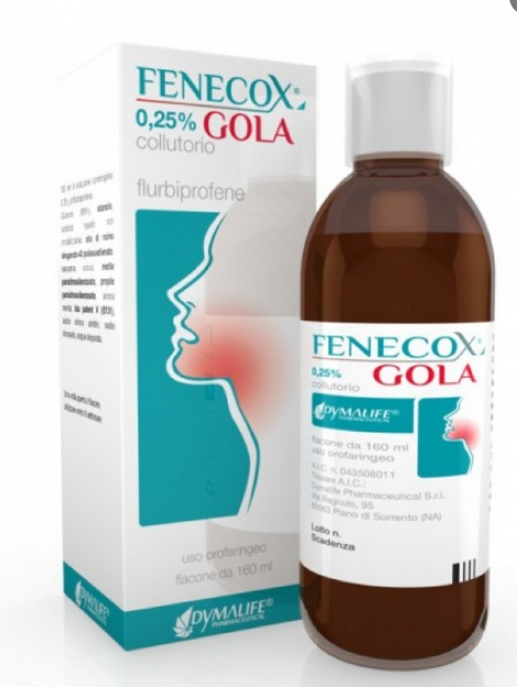 FENECOX GOLA*COLLUT 160ML0,25% - farmaidea24.com