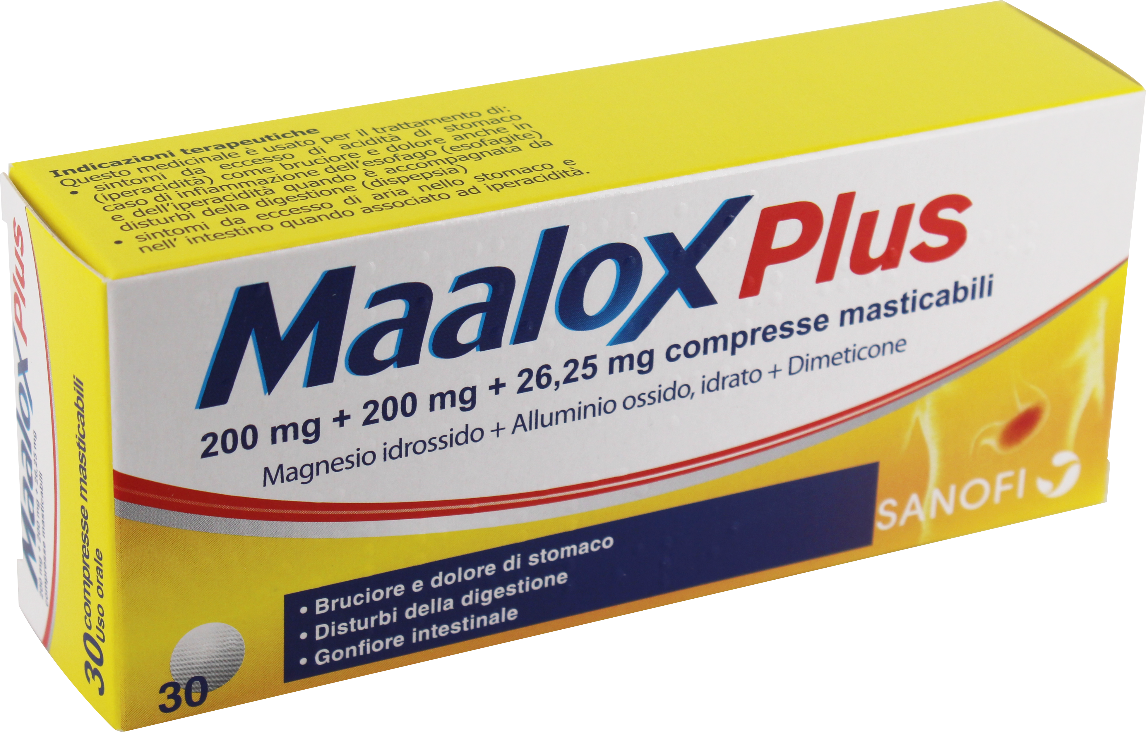 MAALOX PLUS*30CPR MAST - farmaidea24.com