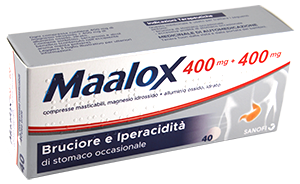 MAALOX*40CPR MAST 400MG+400MG - farmaidea24.com