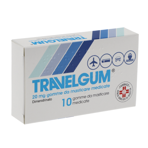 TRAVELGUM*10GOMME MAST 20MG - farmaidea24.com