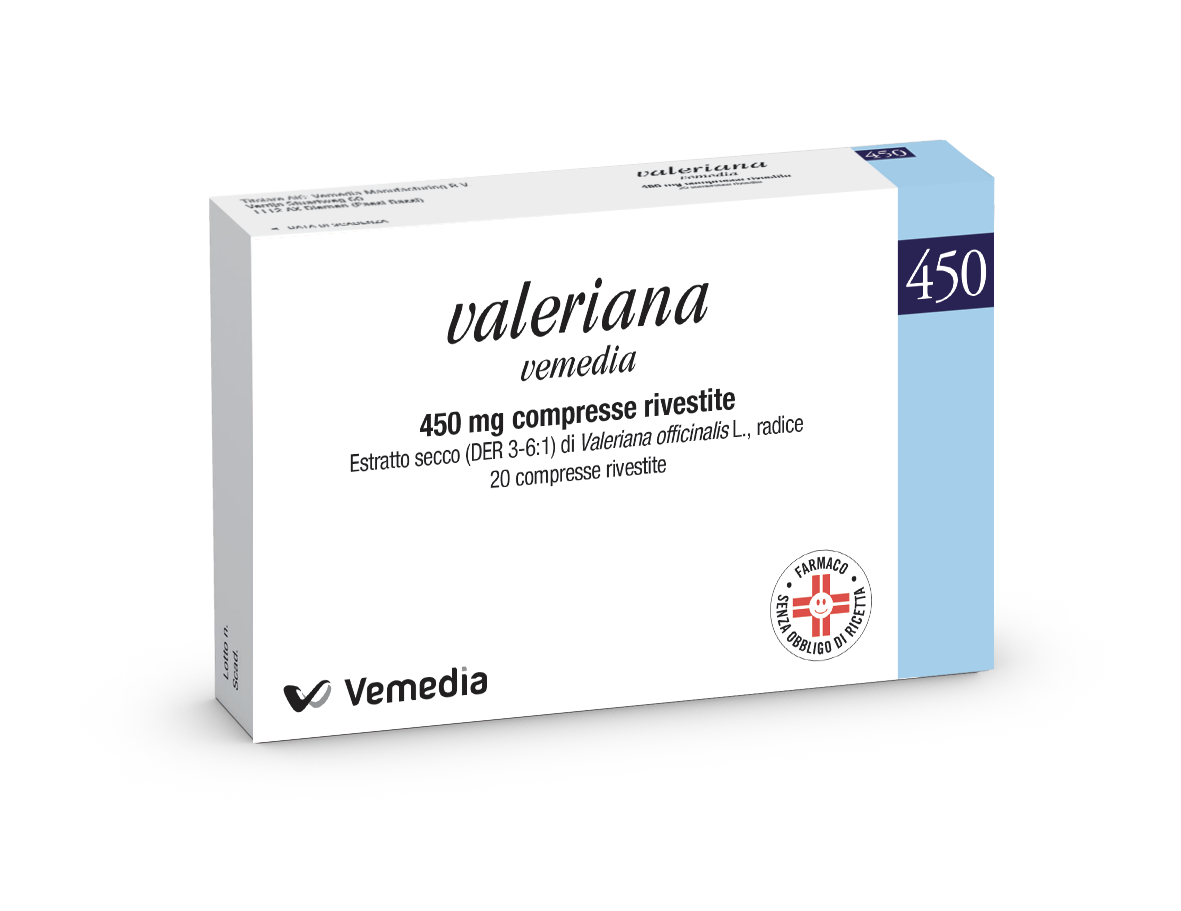 VALERIANA VEMEDIA*20CPR RIV450 - farmaidea24.com