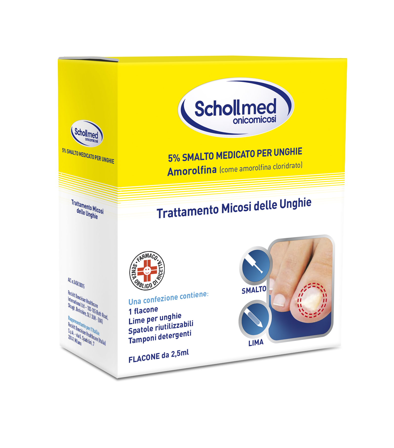 SCHOLLMED ONICOMICOSI*2,5ML 5% - farmaidea24.com