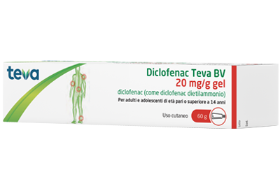DICLOFENAC TEVA*GEL 60G 20MG/G - farmaidea24.com